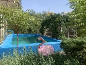 سالن مطالعه باغ ویلایی مشهد